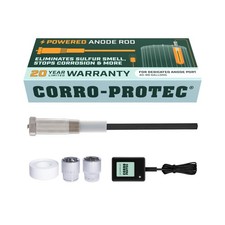 Corro-Protec 40-89-Gallon Powered Anode Rod for Water Heater ... USA FAST SHIP