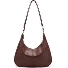 Shoulder Bag for Women Ultra Soft Foldable Vegan Leather Crossbody Bags Tote ...