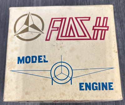 Vintage 1974  Flash Model Airplane Engine 35 Star Light Hou Industry NIB
