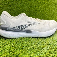 Brooks Ghost 16 Mujer Talla 10 Blanco Gris Negro Zapatos Atléticos para Correr Tenis