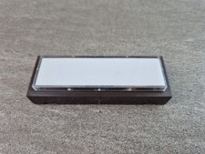 Kontaktplatte Klingelplatte AP Klingeltaster mit Namensschild unbeleuchtet braun