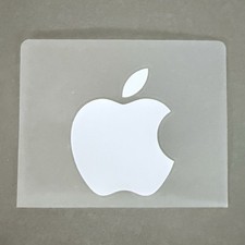 Apple OEM Sticker White Logo For Laptop, iPhone iPad Mac Window or Car Decal