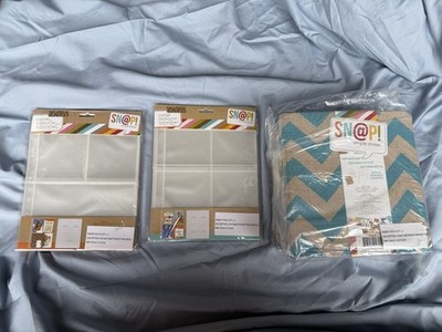 Two Simple Stories Sn@p! Binders 6''X8''- With 60 Pocket Page Refills