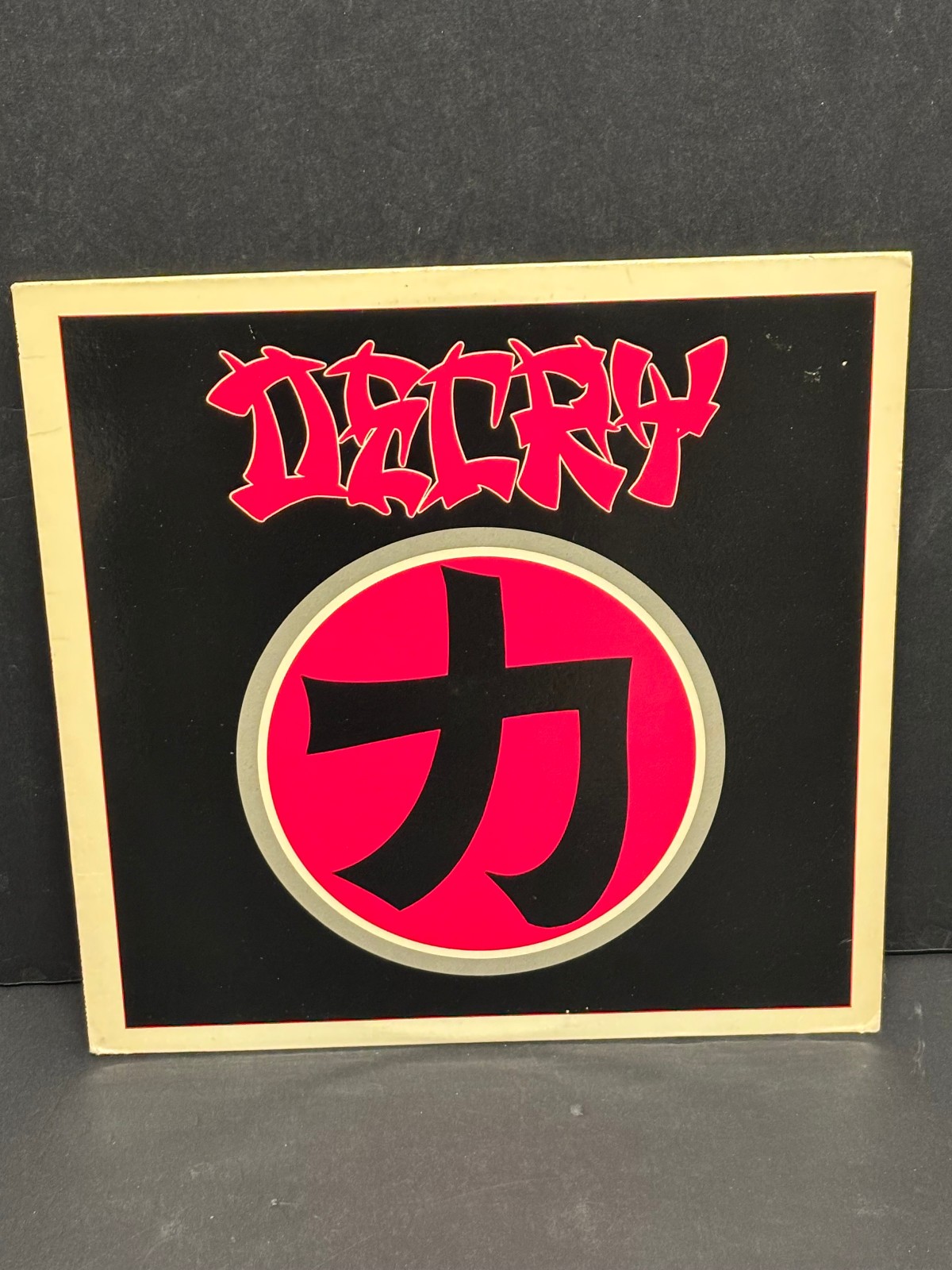 Decry Japanese lp original toxic shock PUNK KBD