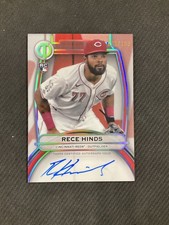 2025 Topps Tribute #TA-RHI Rece Hinds Rookie Auto /199 Cincinnati Reds