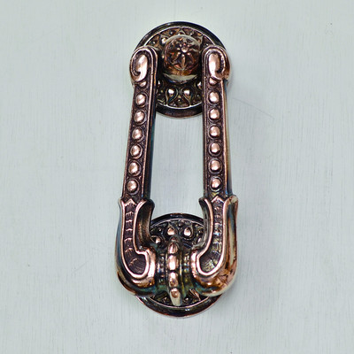The Sherlock Holmes Regency Door Knocker In Aged Nickel Ebay
