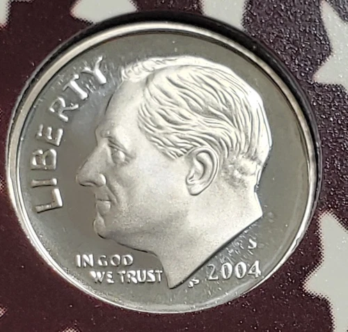 2004-S Silver Roosevelt Dime Gem Proof Cameo