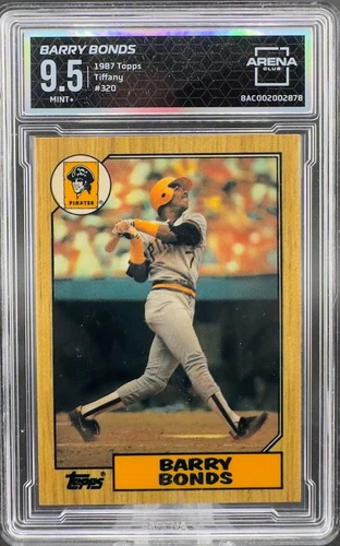 1987 Topps Tiffany #320 Barry Bonds RC Arena Club 9.5 - Mint+ - Super High End