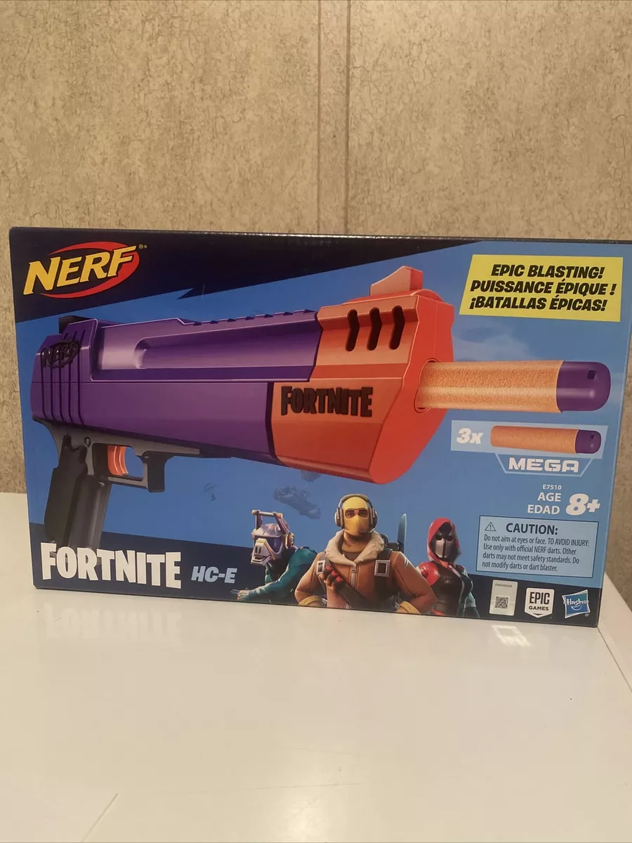 HC-E Mega Dart Blaster Nerf Fortnite E7510 Toy Gun