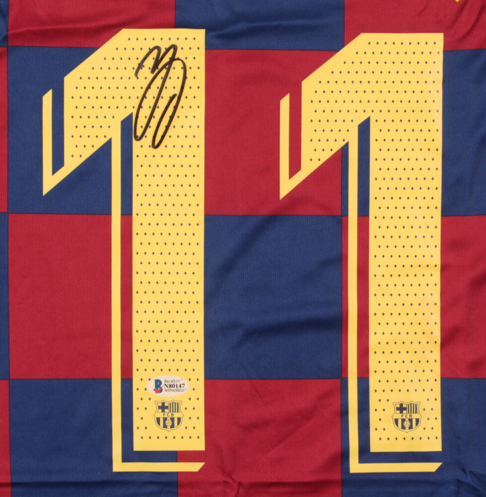 Ousmane Dembele Signed Barcelona Jersey (Beckett COA)Futbol