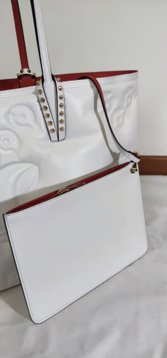 Christian Louboutin Cabata tote white Bag! Limited Edition