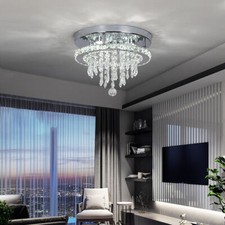 Modern K9 Crystal Chandelier Large Luxury Ceiling Pendant Light for Living Room
