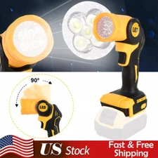 Flashlight Camping Spotlight Cordless LED Work Light for 20V Max Battery US