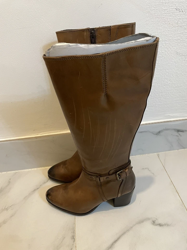 Botas de montar largas de cuero marrón Ravel talla Uk 6 EU 39 Foto 2 de 4