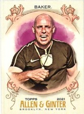 2021 TOPPS ALLEN & GINTER SIMON BAKER SOCCER COACH CARD #232