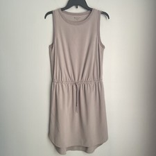 Athleta Dress Women's Size XS Cinch Waist Gray Athleisure Travel Comfort Cruise