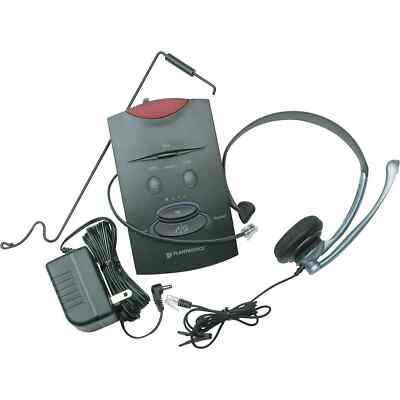Plantronics S11 Corded Telephone Headset System Hands Free 