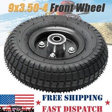 9x3.50-4 9" Front Wheel Tire Rim For Electric Mobility Scooter ATV Grasshopper