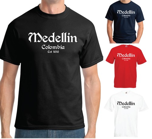 MEDELLIN COLOMBIA T-SHIRT - PABLO ESCOBAR CARTEL NARCOS | eBay