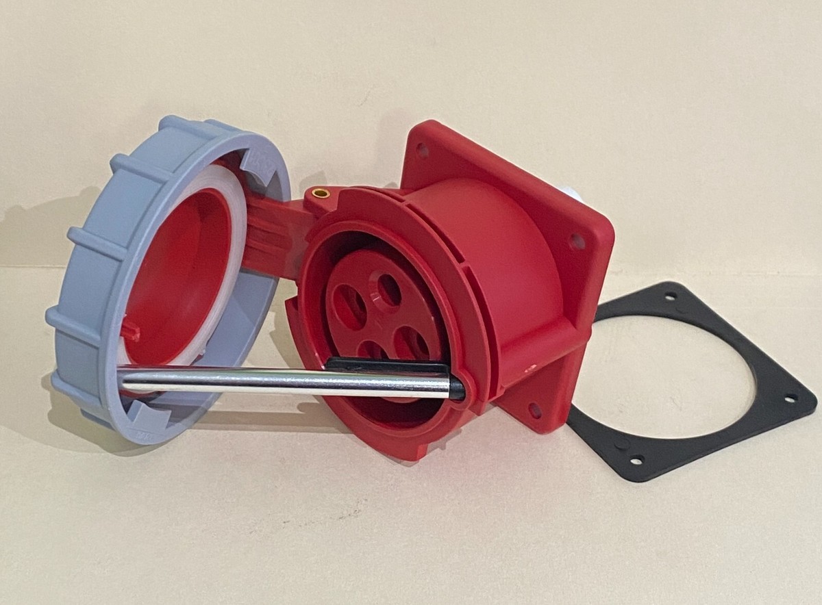 RECEPTACLE PANEL SOCKET, 440V~IP67 / 32A-3h / 22-01679-02 | eBay 