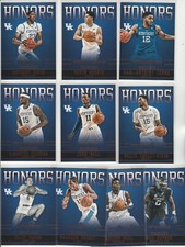 2016 KENTUCKY COMPLETE HONORS INSERT SET 1-10 AD BOOKER KAT HAGAN WALL COUSINS