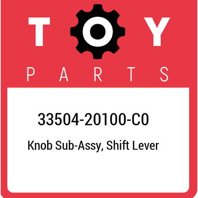 TOYOTA Genuine 33504-01010-J9 Shift Lever Knob Sub Assembly 