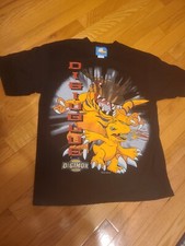 Deadstock Digimon Digital Monster Shirt Youth Medium agumon 1999 new