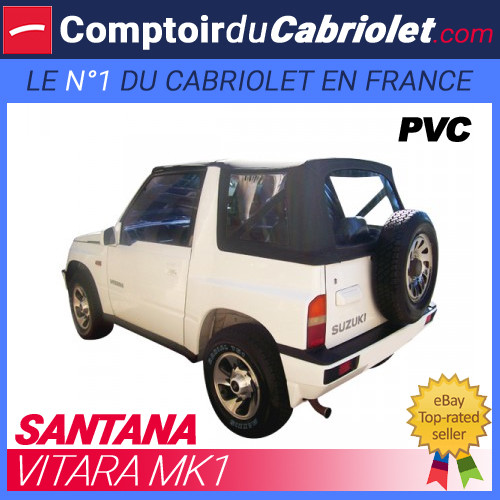 Capote Vitara MK1 anti fuite bâche PVC cabriolet étanche