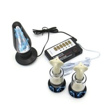 Shock Anal Plug,Bdsm E stim e-stim Buttplug Prostate Shock Nipple Sucker