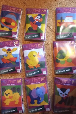 Stickpackung verschiedene Motive Zweigart 10 x 10 cm Kinder