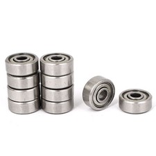 10 Pcs 624zz 4mm x 13mm x 5mm Sealed Flanged Shielded Ball Bearing