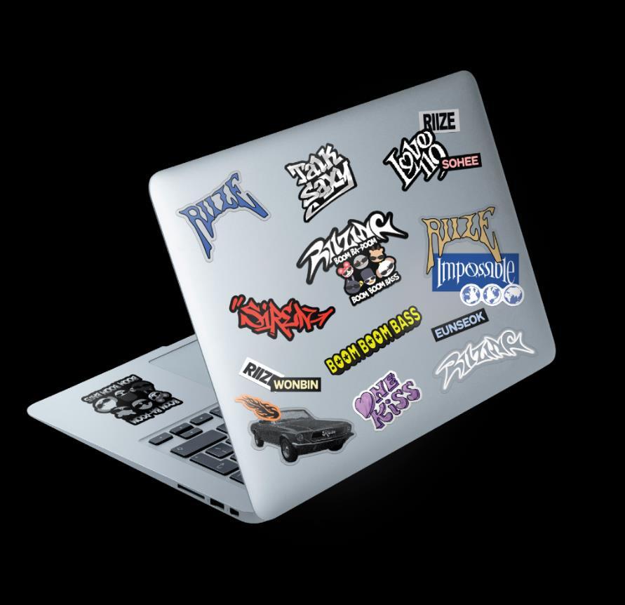 RIIZE 7枚 RIIZE RIIZING OFFICIAL SMTOWN MD PHOTOCARD + REMOVABLE LAPTOP DECO