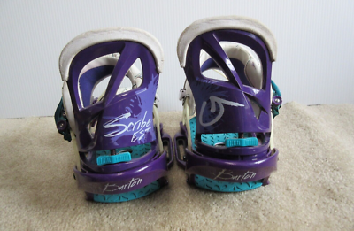 Burton Scribe EST Women's Snowboard Bindings Size Small | eBay