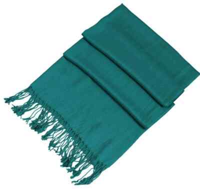 Pashmina Schal 100% Viskose Tuch Halstuch Stola groß weich viele Farben für Damen