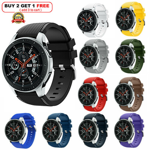 Samsung Galaxy Watch 46mm Silicone Fitness Replacement Wrist Strap band