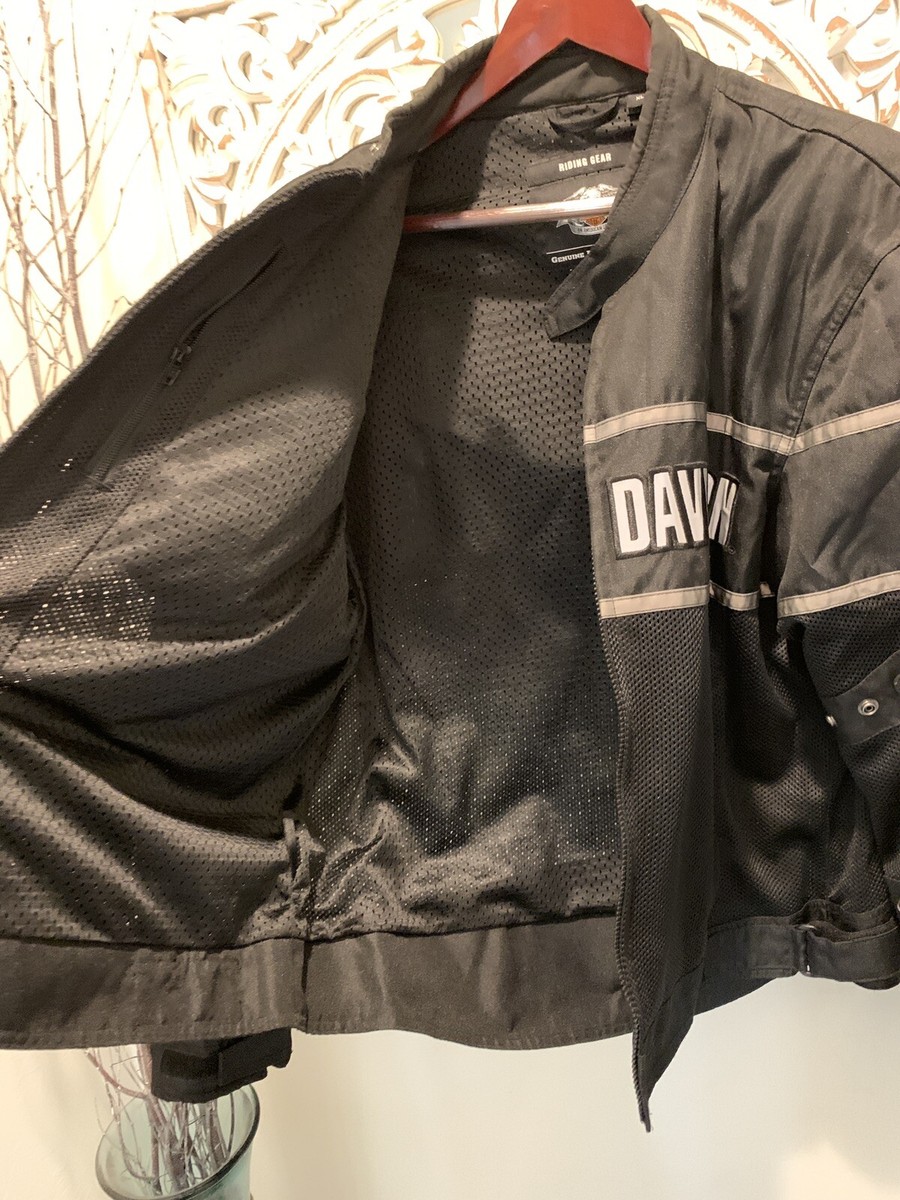 Harley-Davidson Men's XL Mesh Motorcycle Riding Jacket Large Tall