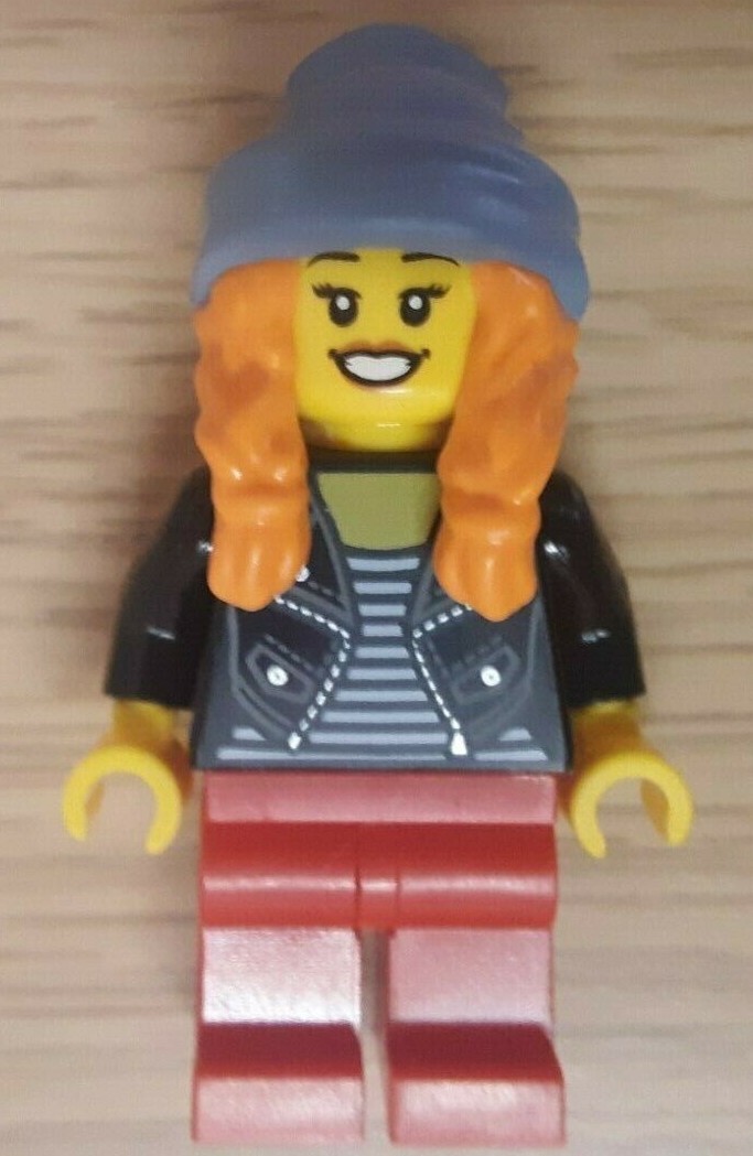 Lego 80105 Chinese New Year Temple Fair Minifigure girl with orange hair