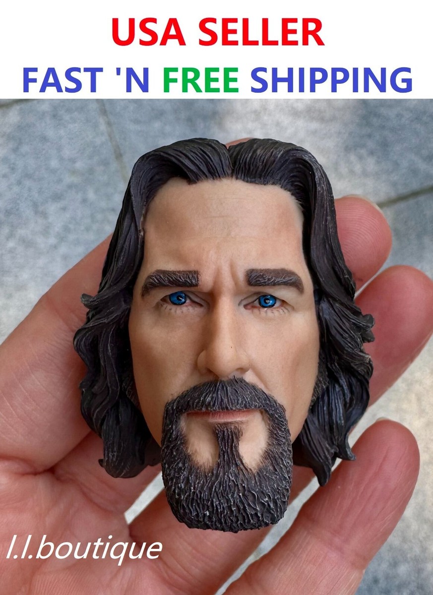 1/6 Male Head Sculpt Beard For 12