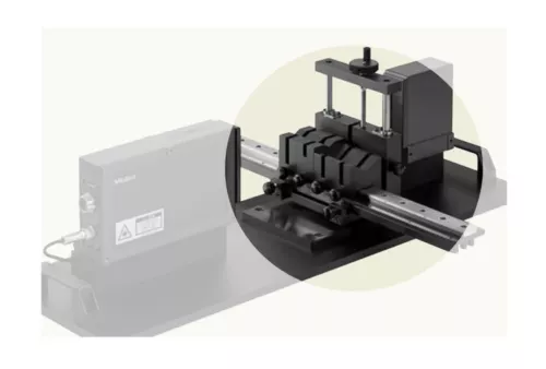 02AGD680 Mitutoyo Laser Scan Micrometer Adjustable V-Blocks