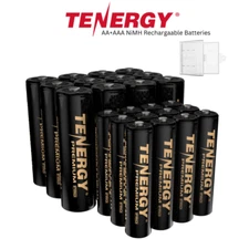 24pcs Tenergy PREMIUM PRO 12AA+12AAA 2800mAh 1100mAh NiMH Rechargeable Batteries