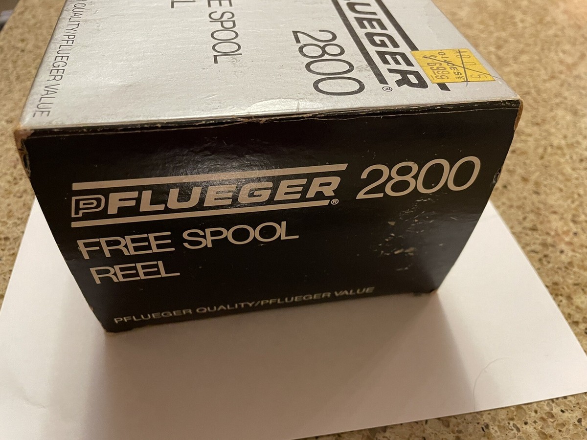 Pflueger 2800 Free Spool Reel Box W/ Key And Parts Only / Plus