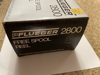 Pflueger 2800 Free Spool Reel Box W/ Key And Parts Only / Plus