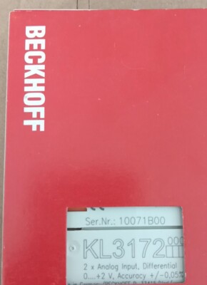 1PC New BECKHOFF PLC Module KL3172 KL 3172