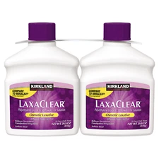 Kirkland LaxaClear, 100 Doses, Compare to MiraLAX, Polyethylene Glycol 3350