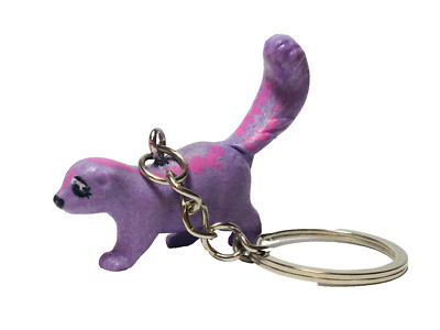 Playmobil Magic Purple/Pink  Skunk Keychain - C12