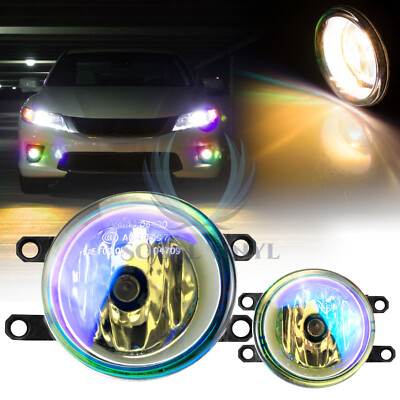 2007-2008 Toyota Solara Pair Neo Lens Lamp Fog Light Replacement Fit Quality T6