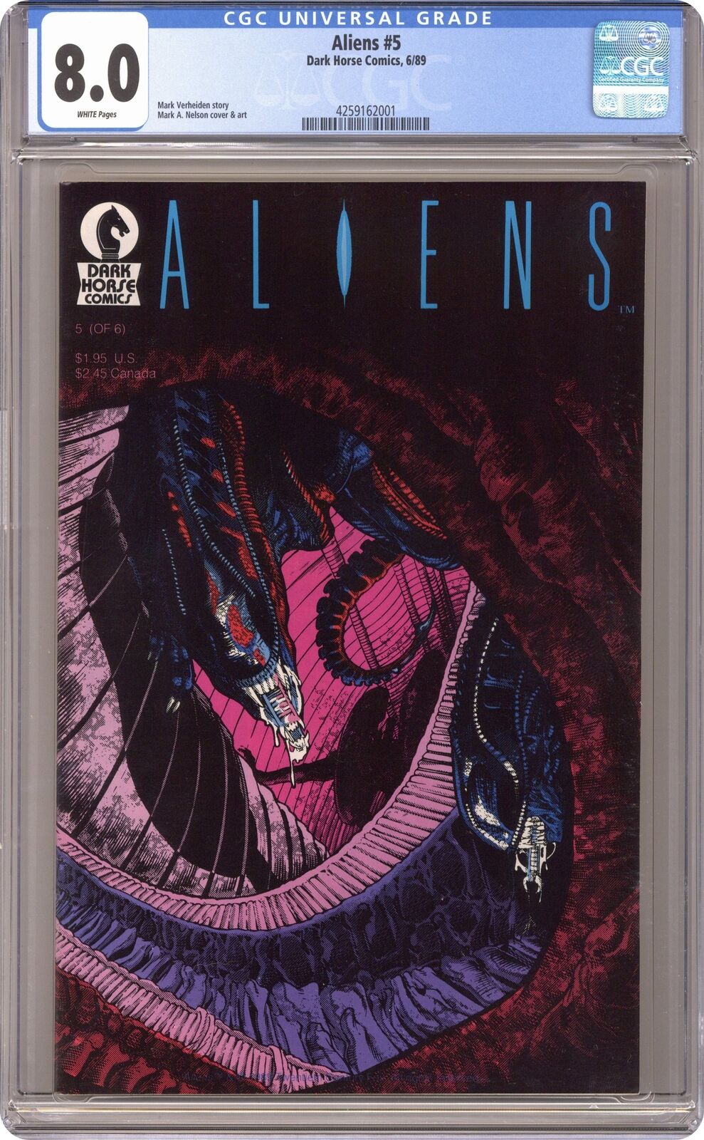 Aliens #5 CGC 8.0 1989 4259162001