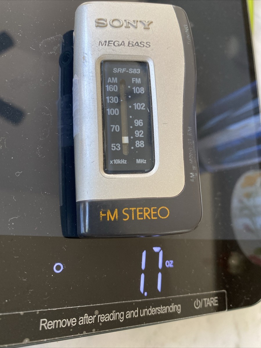 SONY FM/AM MEGA BASS STEREO Working CONDITION In Box NO