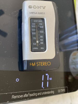 SONY FM/AM MEGA BASS STEREO Working CONDITION In Box NO