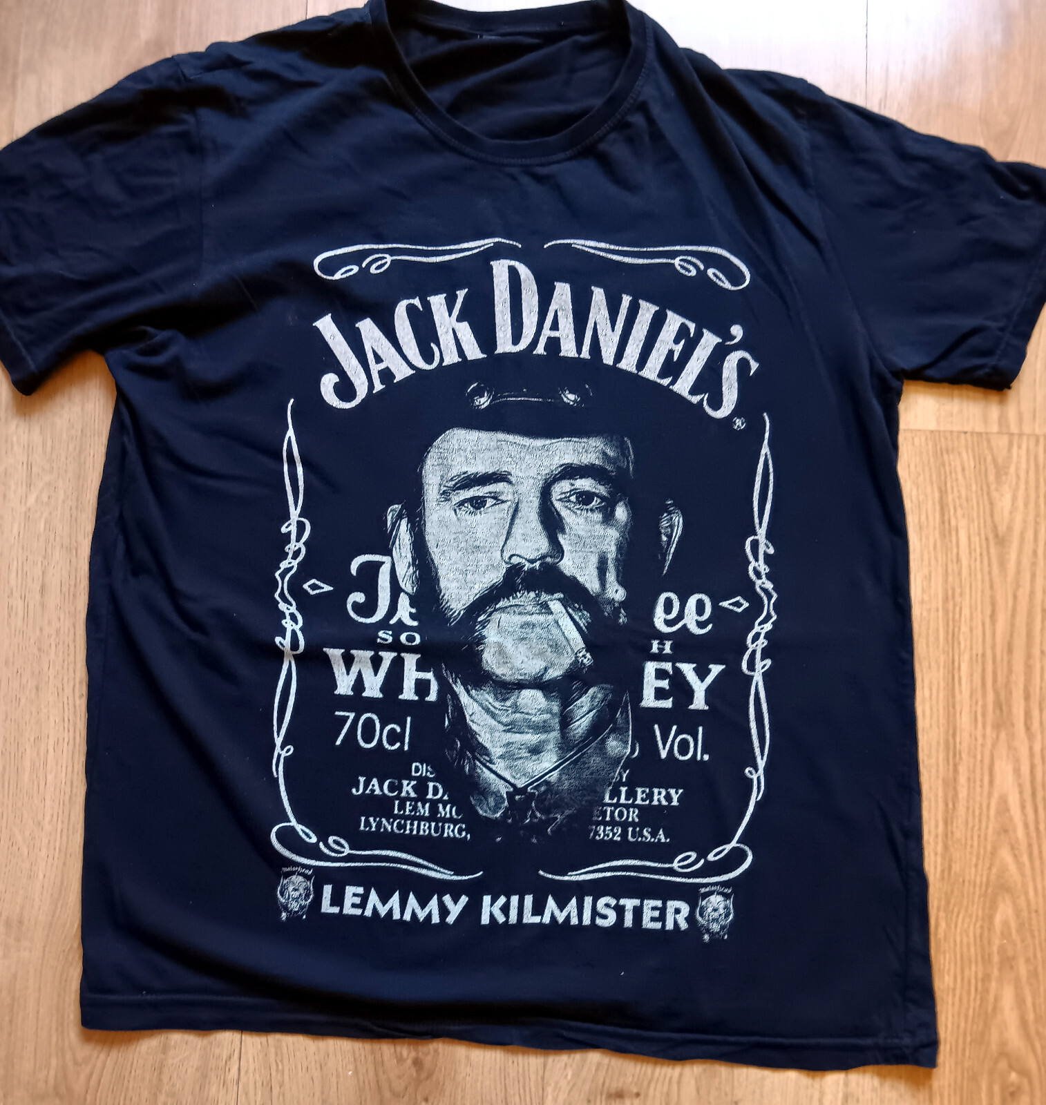Lemmy Kilmister Motorhead Jack Daniel's Black T-Shirt… - Gem